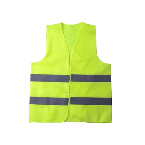 Hi Vis Vest,High Vis Vests Yellow Jackets Visibility Safety Fluorescent Reflective Jacket Security Viz Car Driving Adult Kids Breathable Hi-Vis Clothing Set for Men Women Family Cycling Work Running