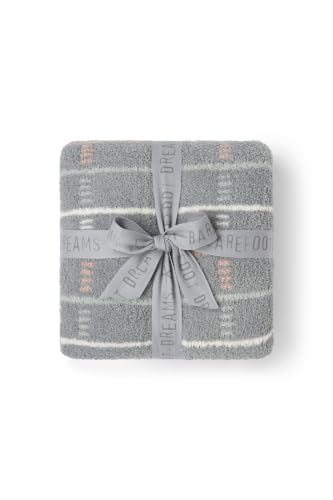Image of Barefoot Dreams CozyChic Touchdown Stroller Blanket, Moonbeam Multi, 30 inchx40 inch