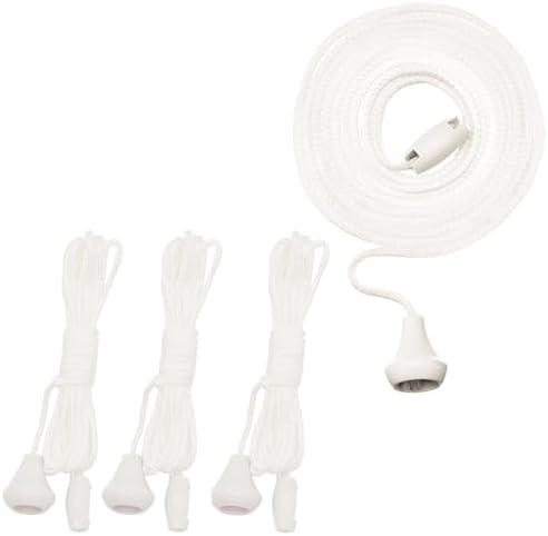 QOCO 2pcs Replaceent Cord Pull For Ceiling Switch,1.5 Bathroo Nylon