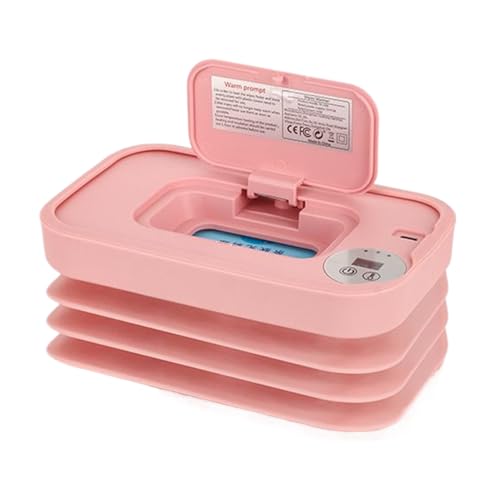 Calentador de toallitas, dispensador de toallitas de mayor capacidad, calentador de toallitas para pañales, suministros de carga USB, camping, coche, viajes, viajes por carretera, viajes y más