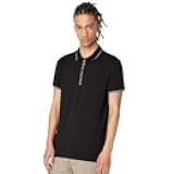Armani Exchange Men's Logo Zip Jersey Polo