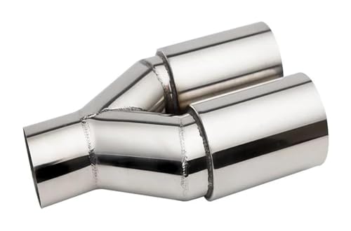 排気口 排気管 パーツ 2.5インチ 3インチ フラットカットアウト ステンレススチール デュアルエキゾーストチップ マフラーエンドパイプ シングルレイヤーカバートリム EQ20111 ユニバーサル