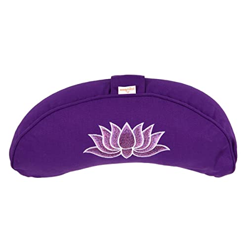 Yogabox Yogakissen Halbmond Basic Lotus Stick Multicolor, lila Cover