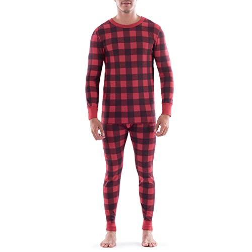 Image of Fruit of the Loom Men's Recycled Waffle Thermal Underwear Set (Top and Bottom)