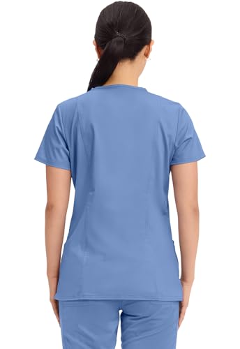 Image of Cherokee Medical Women's Scrub Top V-Neck Modern Classic Fit with 3 Pockets, Ultra Soft and 2-Way Stretch Fabric - WW620