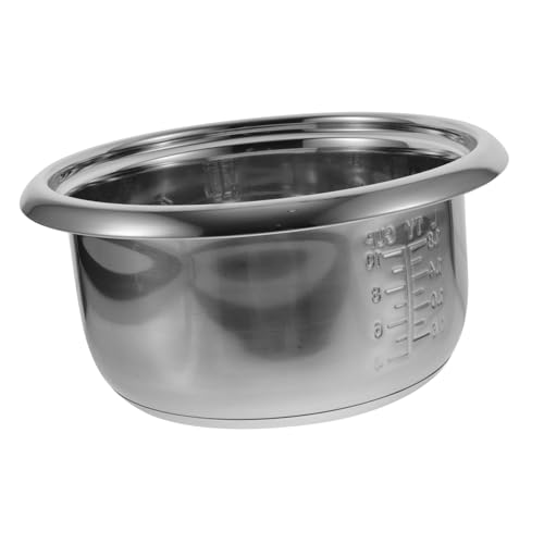 Cabilock Inoxidable Olla Arrocera Eléctrica de Reemplazo de Olla Interior Resistente y Arroz