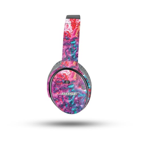 Image of MightySkins Glossy Glitter Skin Compatible with Bose QuietComfort 35 II Headphones - Paint Party | Protective, Durable High-Gloss Glitter Finish | Easy to Apply