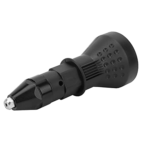 VGEBY Remaches eléctricos: Herramienta Portátil de Adaptador de Remaches Inalámbricos para Mejoras para el Hogar Azul (Black)