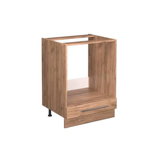 Vicco Herdumbauschrank Fame-Line, Goldkraft Eiche, 60 cm ohne Arbeitsplatte