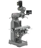 JET Step Pulley Milling Machine, Newall NMS800 DRO, X-Axis Powerfeed, 230V 3Ph (Model JVM-836-3)