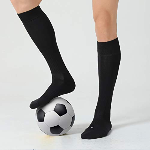 Image of CS CELERSPORT 2 /3 Pack Soccer Softball Baseball Socks for Youth Kids Adult Multi-Sport Compression Knee High Socks