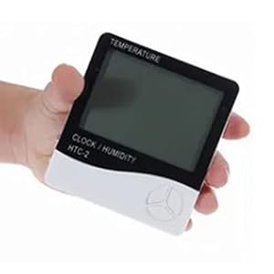 Phefop Digitales Thermometer Hygrometer mit Sensorkabel