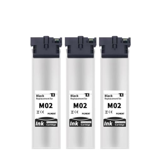 M02 bolsa de tinta compatible con impresoras WF-M5299 y WF-M5799 de 100ml pack de 3 unidades