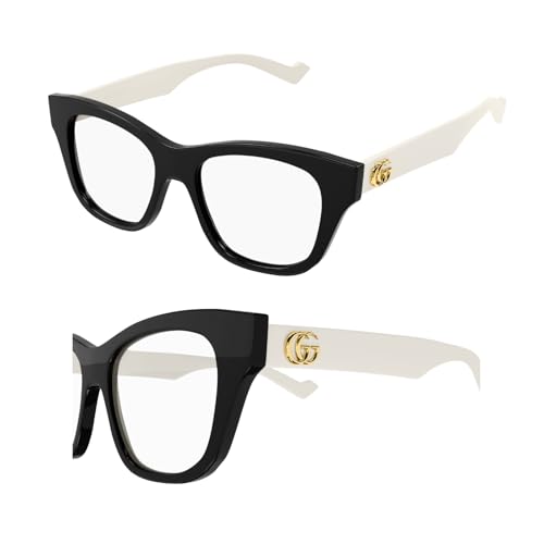 Gucci GG0999O Designer Fashion Eyeglasses Stylish Running Logo Cat Eye Frame Eyewear with Luxury...