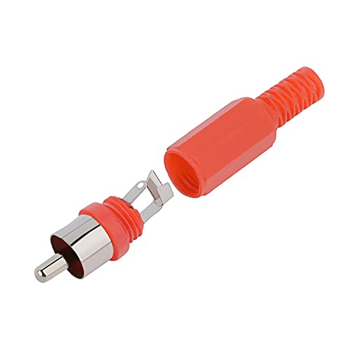 12 piezas Conector RCA macho para audio y video miniatura 2