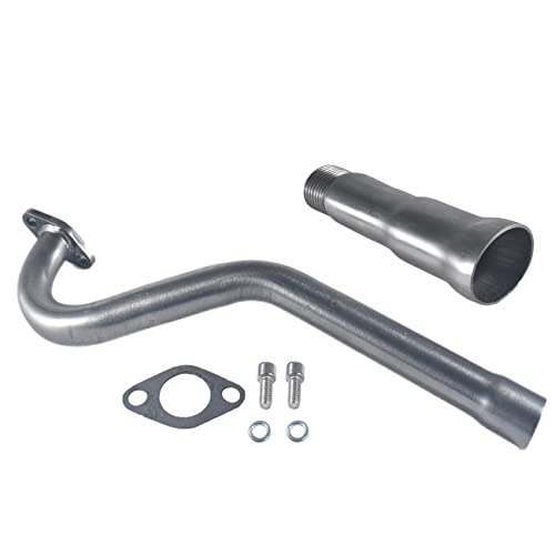 Image of 3 Stage Exhaust Header Pipe For Predator 79cc 98cc 3HP For Coleman CT100U Mini Bike