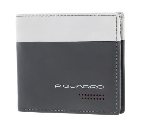 PIQUADRO Urban Men´s Wallet Removable Document Facility RFID Grigio/Nero
