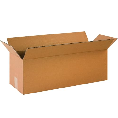 Image of BOX USA Shipping Boxes 24L x 8W x 8H 25-Pack Long Corrugated Boxes for Moving, Shipping, Mailing, Packing, Packaging and Storage