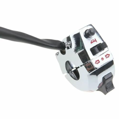 Commande clignotant moto défectueuse ? Changez pour ce commutateur de guidon 22mm universel
