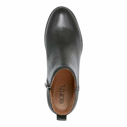 Earth Footwear, Marisole Block Heel Slip-on Casual Booties, Black 001, 8 M4