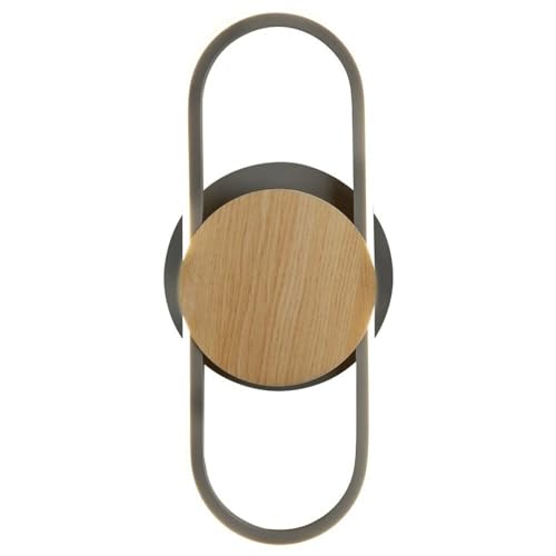 AWEITG Lampada da parete cilindrica for interni 19W 3000-6000K Applique da parete Illuminazione laterale dimmerabile Lampade da parete sottili Home Smart Atmosfera Decorazione Lampada da parete Ris