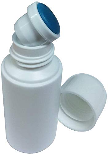 Get Inspired Plastic Bottle Empty Liquid Bottles Sponge Head Applicator Coloring, Skin Care Scalp Hair Care Medicine Cosmetic Travel Use 50ml Pk/2