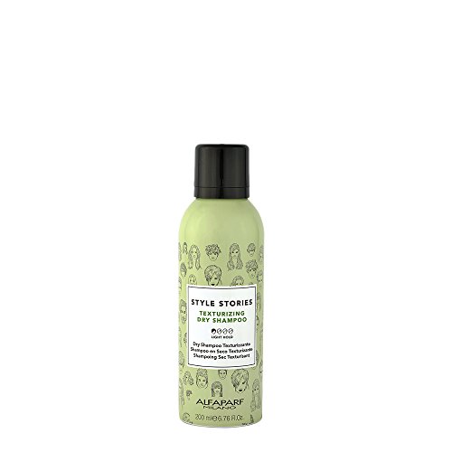 Alfaparf Milano Style Stories Texturizing Dry Shampoo - Quickly Cleans Hair - Adds Support, Texture and Volume - Pleasant Fragrance - Professional Salon Quality - 6.67 fl. oz.