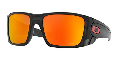 Oakley Fuel Cell OO9096 9096K0 60M Black Ink/Prizm Ruby Polarized Sunglasses For Men+BUNDLE with Oakley Accessory Leash Kit