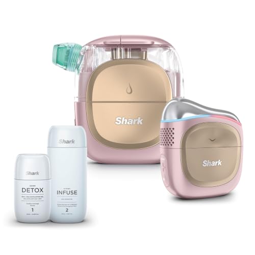 Image of Shark FacialPro Glow + DePuffi 2-in-1 Facial & Contrast Therapy, FH320PK | Hydro-Powered Facial System + DePuffi Hot & Cold Therapy, Clinically Tested to Exfoliate, Hydrate & Depuff in 10 Minutes