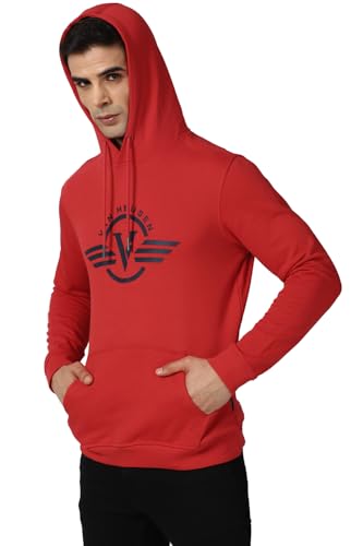 Image of Van Heusen Men Polycotton Hooded Neck Sweatshirt