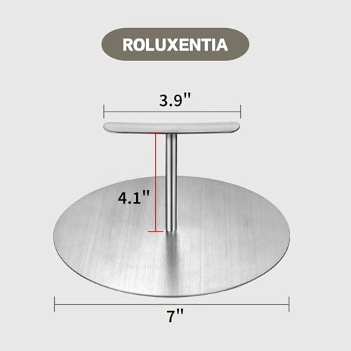 ROLUXENTIA Simple Tortilla Press Maker - 7 Inch Stainless Steel Steak Press, Mushroom Press, Multi-Functional Dough Press Quesadilla Maker, Roti Maker for Making Flour, Corn, Gluten-Free Tortillas