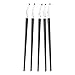 Majatou 5 pennelli per eyeliner, angolo fine ad angolo ultra sottile piatto morbido per occhi pennello di precisione trucco degli occhi pennelli eyeliner angolari strumento cosmetico per correttore immagine