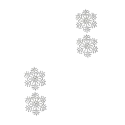 Pins bonhomme de neige émail cristal flocon de neige badge Noël
