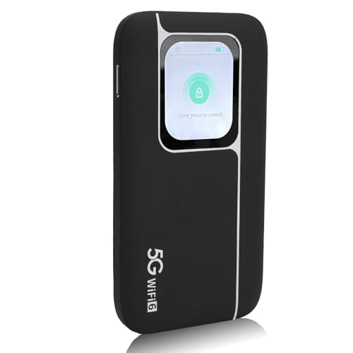 AMPIO SUPPORTO DI FREQUENZE: questo hotspot mobile 5G è dotato di un'ampia gamma di supporto di frequenza di rete, comprese le frequenze 5G NR, 4G e 3G, fornendo connessioni affidabili e veloci. L'antenna 1T4R 5G integrata garantisce una forte ricezione del segnale.