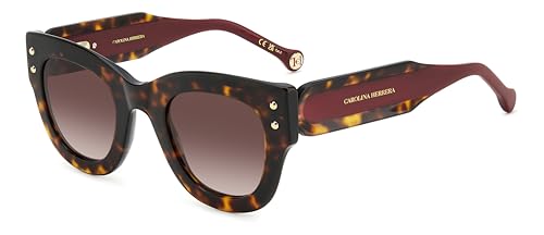 GAFAS CAROLINA HERRERA - Modelo: HER 0222/S C: HAVANA RED Eye size: 47_Bridge size: 26 / Polarized: No