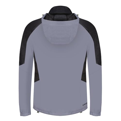 Proviz Men's REFLECT360 Reflective Waterproof Outdoor Jacket Hi Visibility Reflective Windproof Coat3