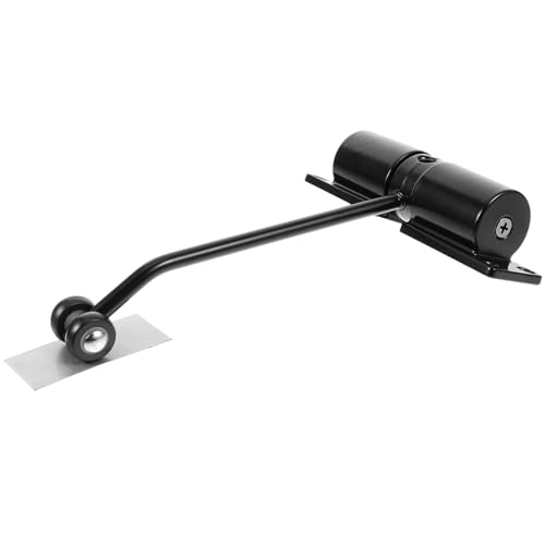 Operitacx 自動閉鎖スプリングドアクローザー 軽量亜合製 静音設計 後付け簡単 住宅用ガレージドア 保持器