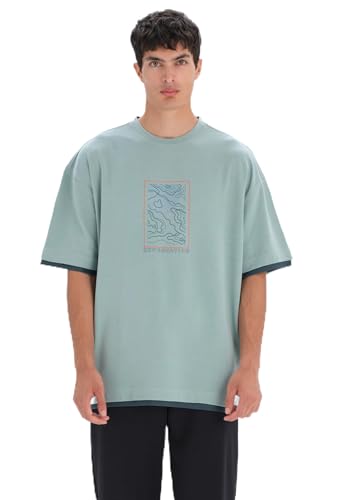 T-shirt manches courtes col rond Dagi homme vue sur le devant mode masculine casual