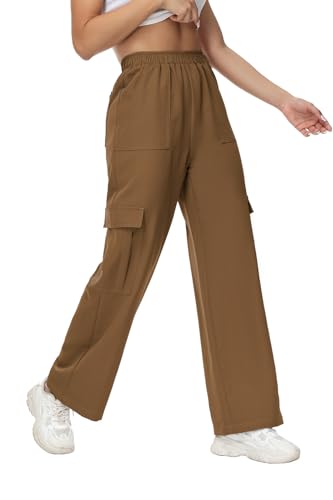 Women Wide Straight Leg Pants Trendy Y2k Streetwear Cargos Twill Utility Pant with 6 Pockets2