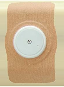 Pre cut Freestyle Libre Sensor Patches X5 Reusable Cover or Refill Many Colours (x5 Patches With Cover, Beige Skin)