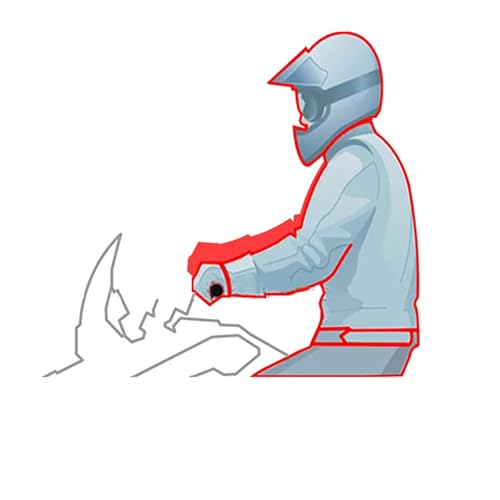 Rehausseurs de guidon moto avec pinces de réglage postural