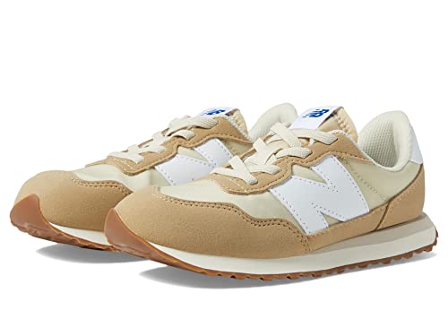 Image of New Balance Kids 237 Bungee Sneaker, INCENSE /BONE, 1 M Little Kid (4-8 Years)
