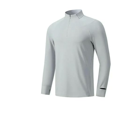 Tops manches longues sport hommes GLDFW anti-transpiration et zippé
