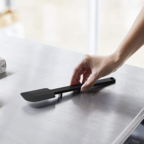 Yamazaki-Industries-4277-Tower-Collection-Silicone-Spatula-Black-Approx-W-22-x-D-102-x-H-102-inches-55-x-2-x-26-cm-Heat-Resistant