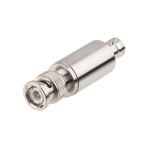 xrds -rf 5db 50 ohm 2w coaxial bnc male to female attenuator ideal for radio communications signal testing and network analysis