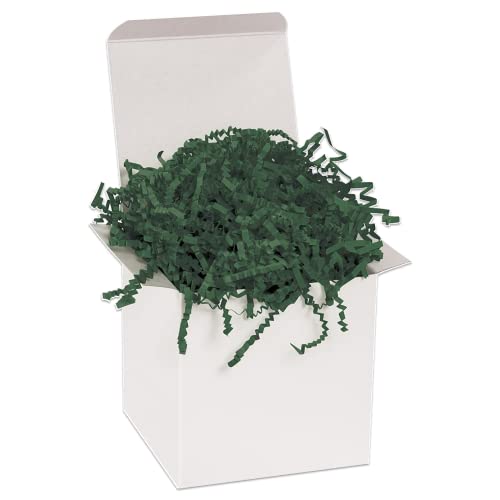 Box USA 10 lb. Forest Green Crinkle Paper Packing, Shipping, and ...