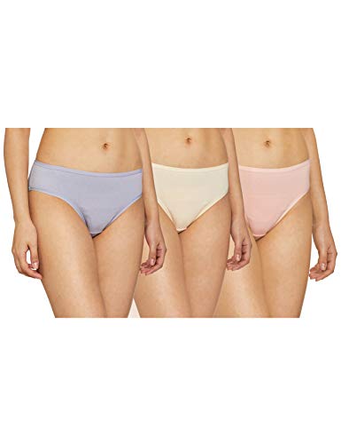 Image of Amante Solid Low Rise Cotton Bikini Panty Pack(Pack of 3)