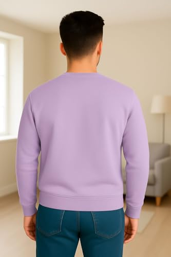 Image of Men's Premium Sweatshirt - Warm, Soft & Stylish Pullover | Casual Winter wear with Full Sleeves | Perfect for Gym, Travel & Everyday Comfort | Plain Sweatshirt for Men