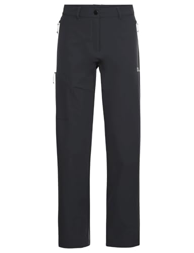 Jack Wolfskin Damen Pico Trail Pants Wanderhose, Schwarz, 38 EU
