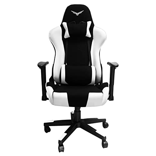 Gaming Naceb NA-0940B Silla Gamer Falcon Blanca